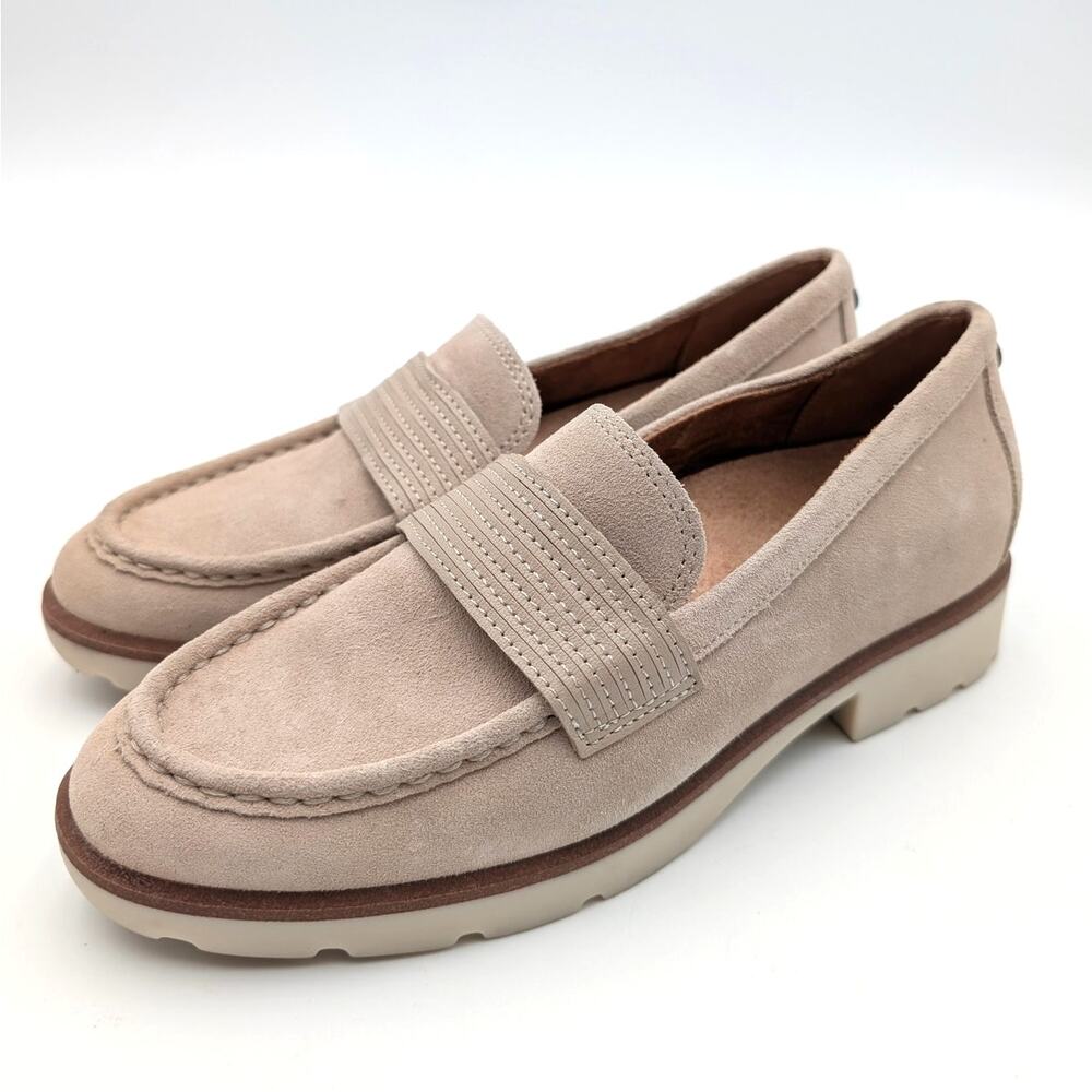 Vionic Corinne Loafer Shoes Women's Round Toe Lucid Beige Size US6 EU36